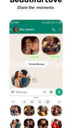 ملصقات رومانسية-WASticker screenshot