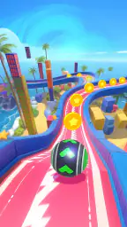 3D Super Rolling Ball Race screenshot