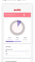 Acubiz screenshot