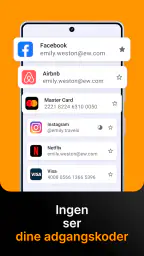 Adgangskodeadministrator: Safe screenshot