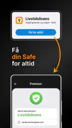 Adgangskodeadministrator: Safe screenshot