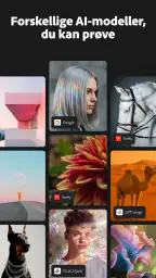 Adobe Firefly AI-foto & -video screenshot