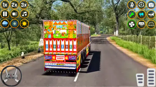 Ægte indiske lastbilspil 3d screenshot