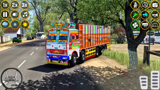 Ægte indiske lastbilspil 3d screenshot
