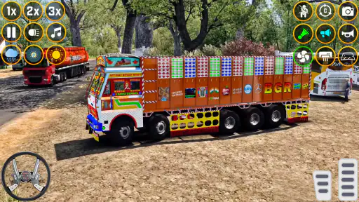 Ægte indiske lastbilspil 3d screenshot