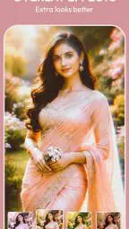 AI Saree & Dress Swap: MiSaree screenshot
