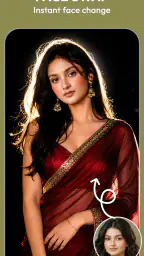 AI Saree & Dress Swap: MiSaree screenshot