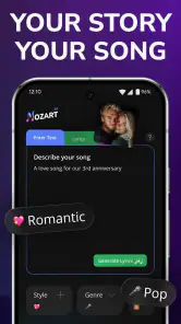 AI Song Generator - Mozart AI screenshot
