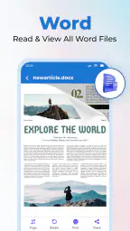 All Documents Reader: PDF Word screenshot