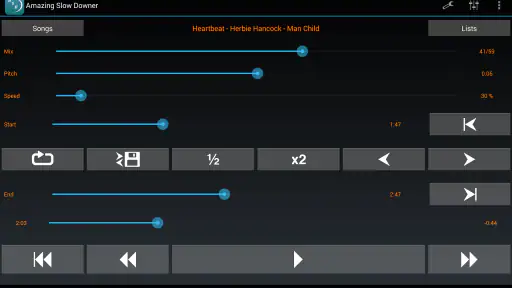 Amazing Slow Downer screenshot