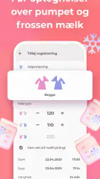 Amning tracker - baby daybook screenshot