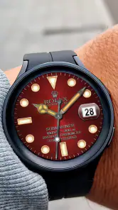Analog Rolex Royal Watch face screenshot