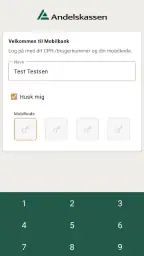 Andelskassen screenshot