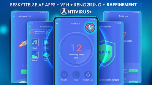 Antivirus - renser + VPN screenshot