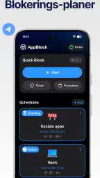 AppBlock - Blokér Apps & Webs screenshot