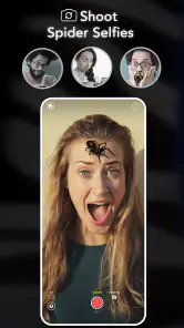ARSpiders.com: Spider on Face screenshot