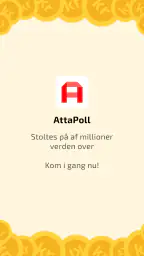 AttaPoll betalte undersøgelser screenshot