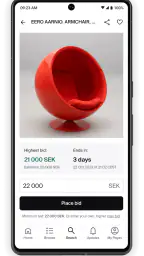Auctionet screenshot