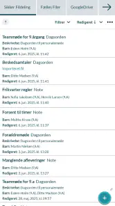 Aula for medarbejdere screenshot