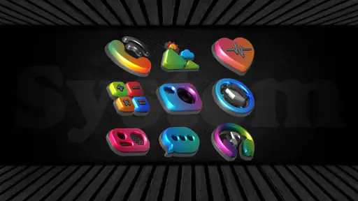 Auric Dark - 3D Icon Pack screenshot