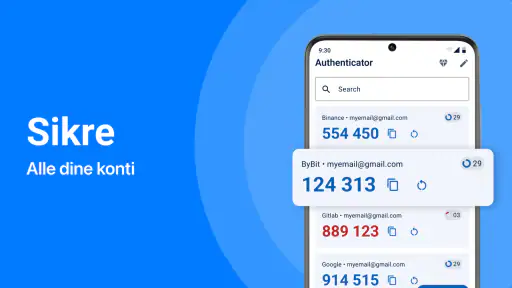 Authenticator screenshot