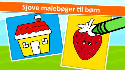 Baby farvelægning børnespil screenshot