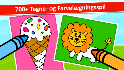 Baby farvelægning børnespil screenshot