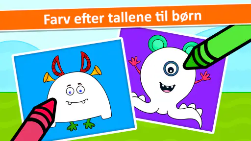 Baby farvelægning børnespil screenshot