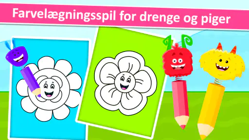 Baby farvelægning børnespil screenshot