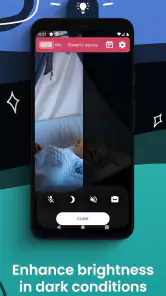 Baby monitor Saby. 3G, 4G WiFi screenshot