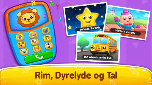 Baby spil: Klaver, Telefon screenshot