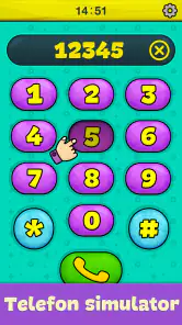 Baby telefon mobil børnespil screenshot