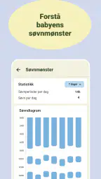 Baby tracker - amming og søvn screenshot