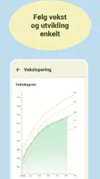 Baby tracker - amming og søvn screenshot