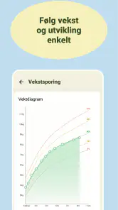 Baby tracker - amming og søvn screenshot