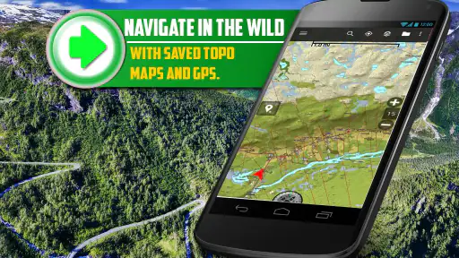 Backcountry Navigator Topo GPS screenshot