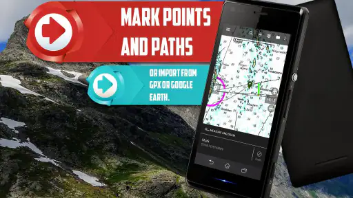 Backcountry Navigator Topo GPS screenshot