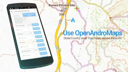 Backcountry Navigator Topo GPS screenshot