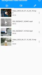 Background Video Recorder screenshot