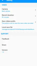 Background Video Recorder screenshot