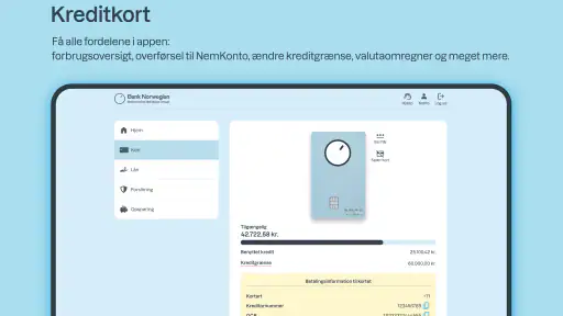 Bank Norwegian screenshot