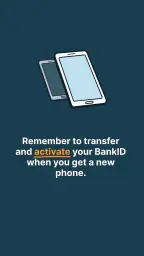 BankID security app screenshot