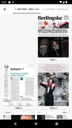 Berlingske e-avis screenshot