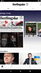 Berlingske e-avis screenshot