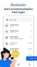 Beskeder screenshot