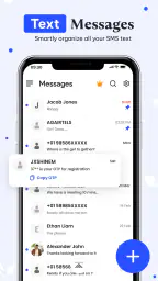 Beskeder: SMS-beskedapp screenshot