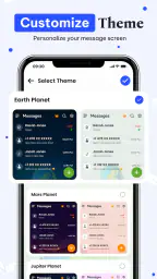 Beskeder: SMS-beskedapp screenshot