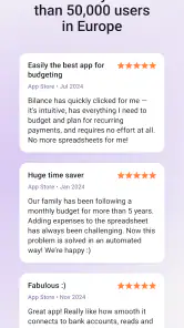 Bilance - Your Money & Budget screenshot