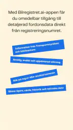 Bilregistret screenshot