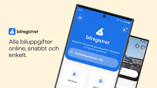 Bilregistret screenshot